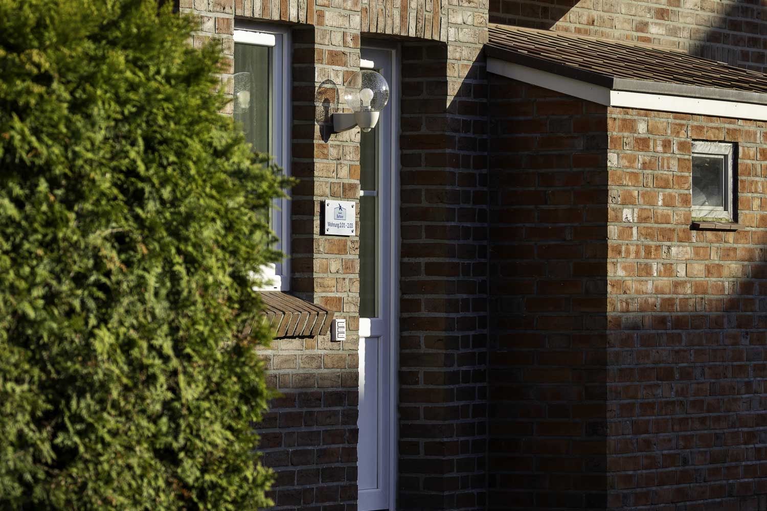 Eingangsbereich der Ferienwohnung an der Nordsee: Reetdachhaus Burhave